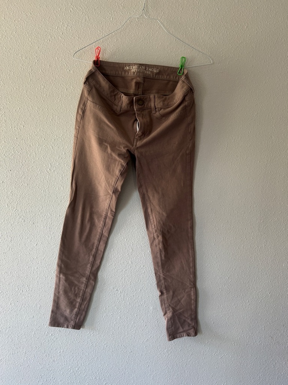 American Eagle Outfitters Women’s Brown Skinny Pants USED